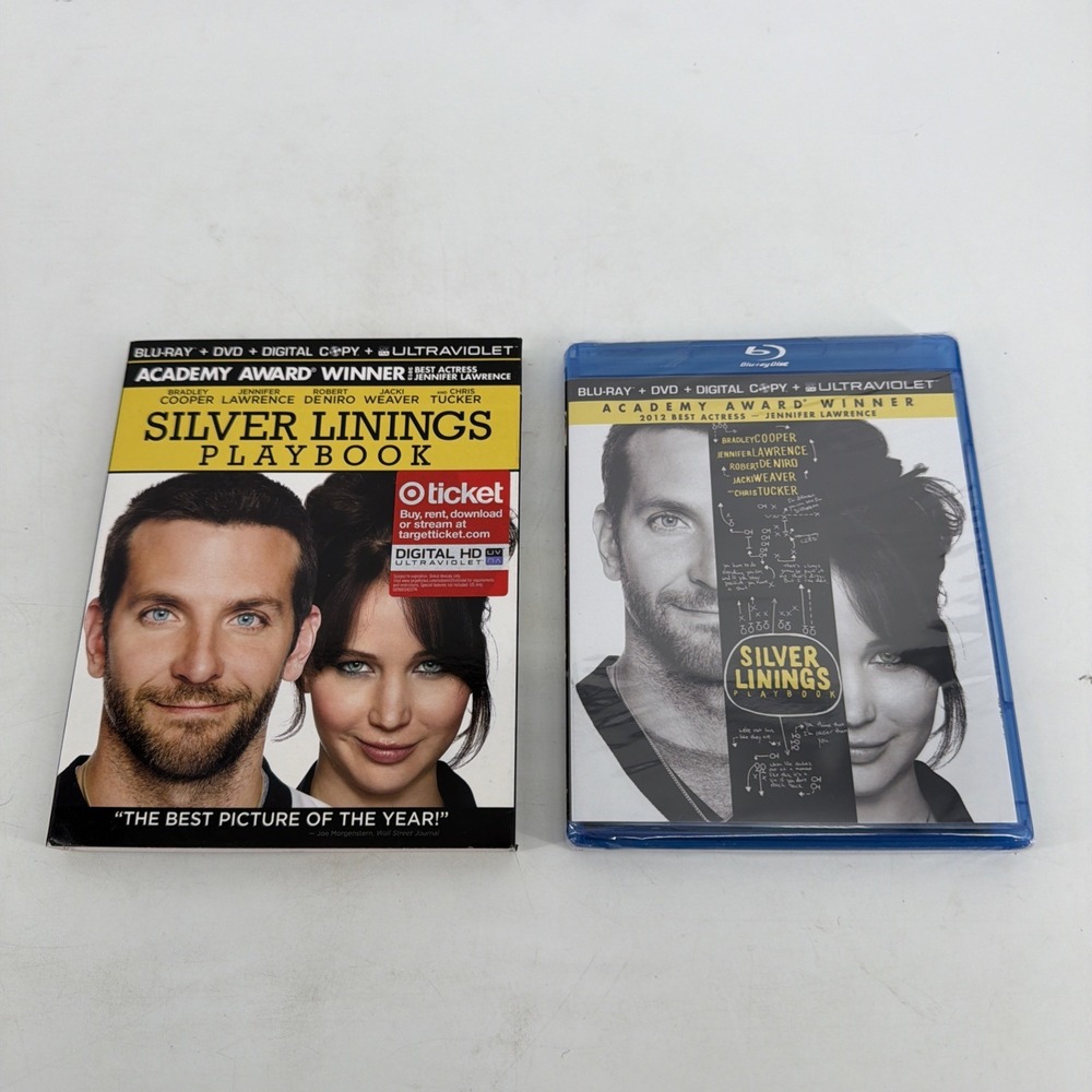Silver Linings Playbook (Blu-ray, 2012) With Slip Cover
